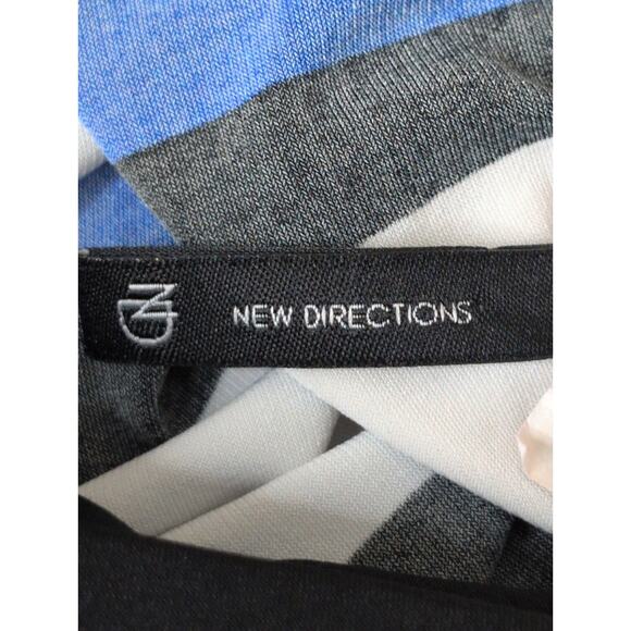 Y2K Abstract Print Tunic Top Women Small Keyhole Back Mod Whimsigoth Grunge - Picture 3 of 4